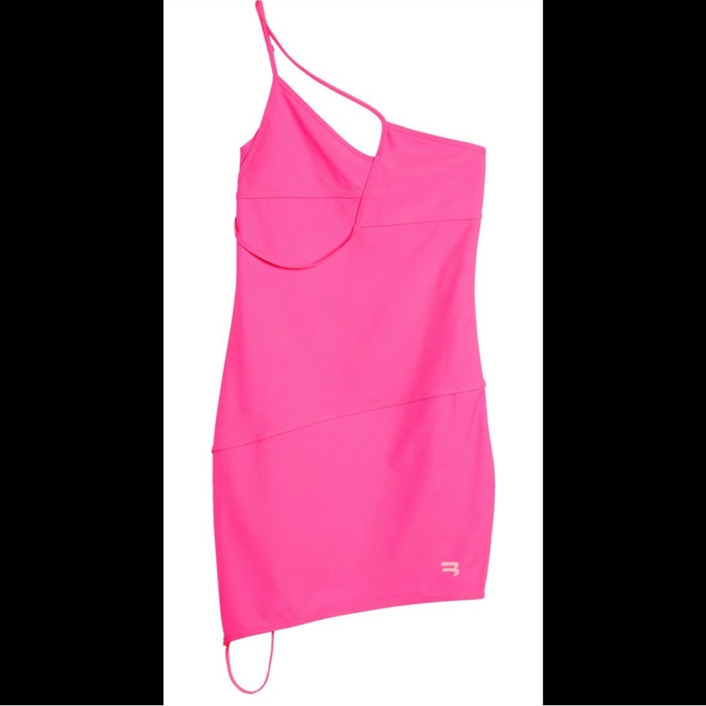 Balenciaga cut out dress